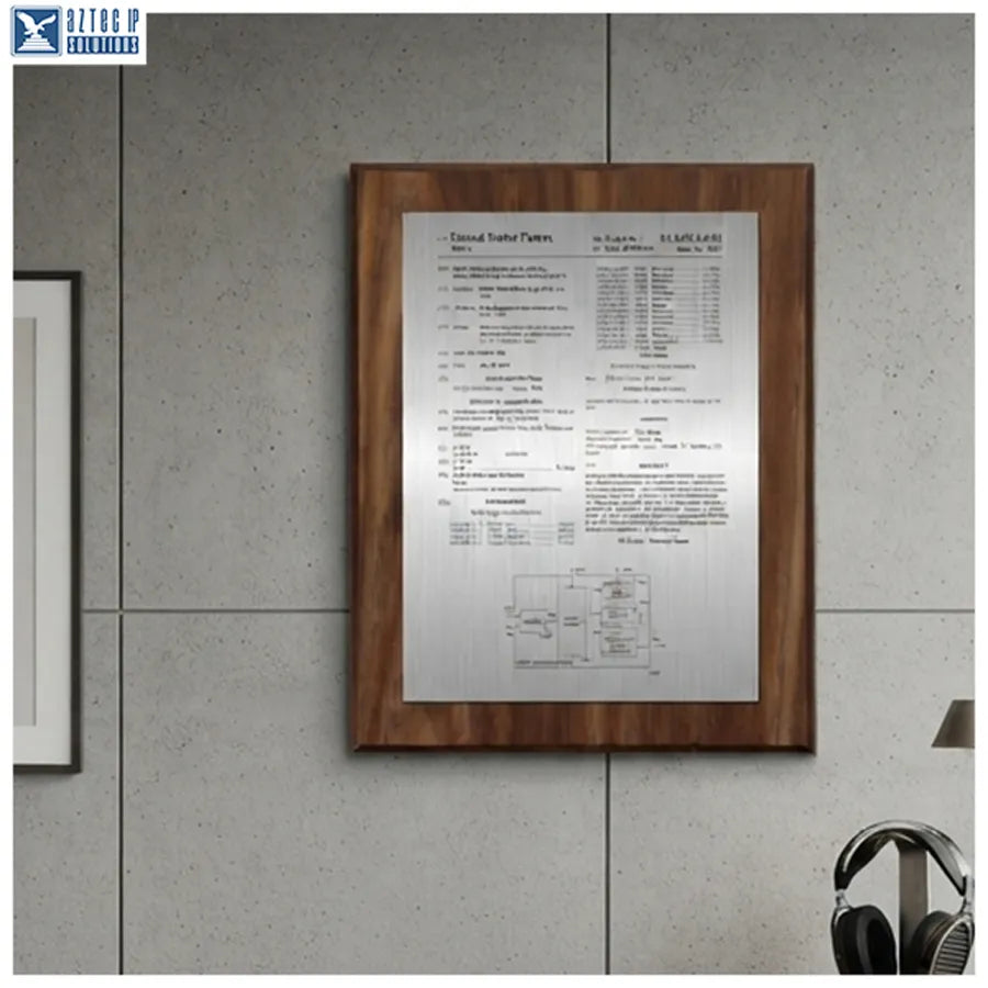 patent recognition plaque