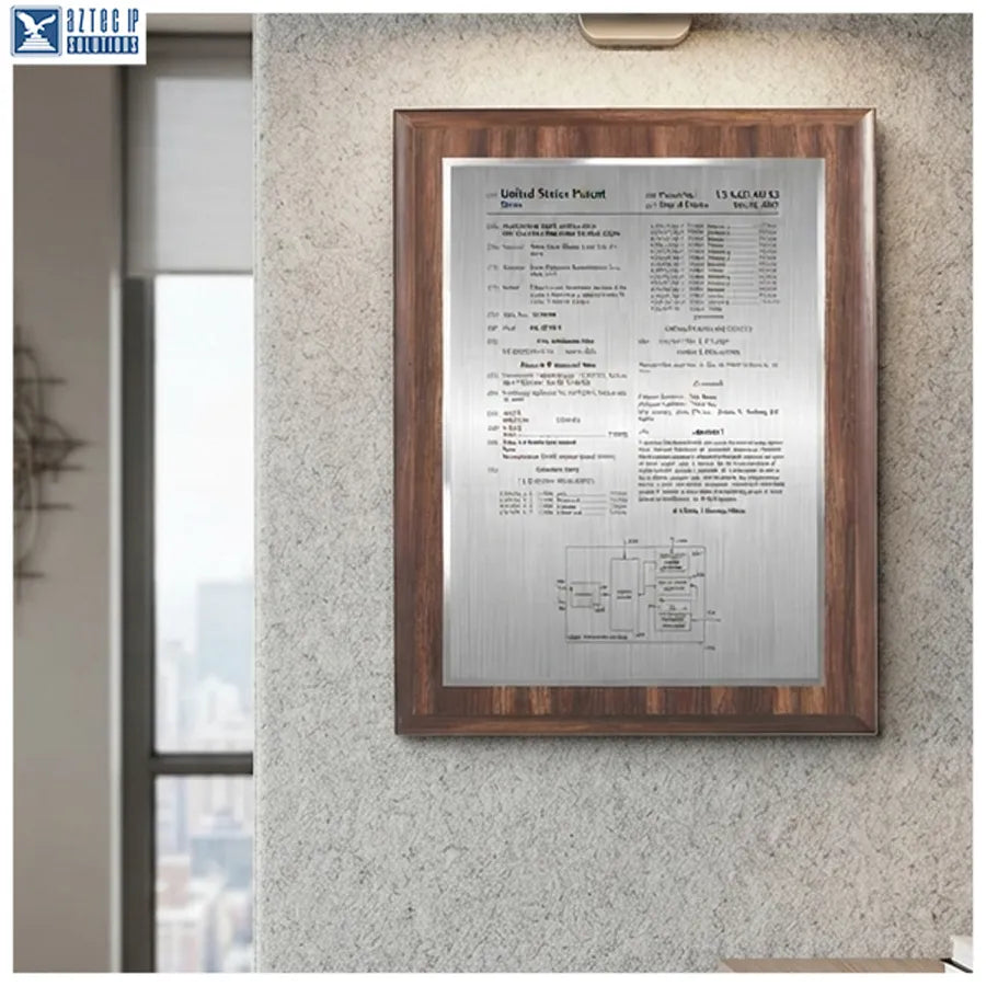 patent recognition plaque