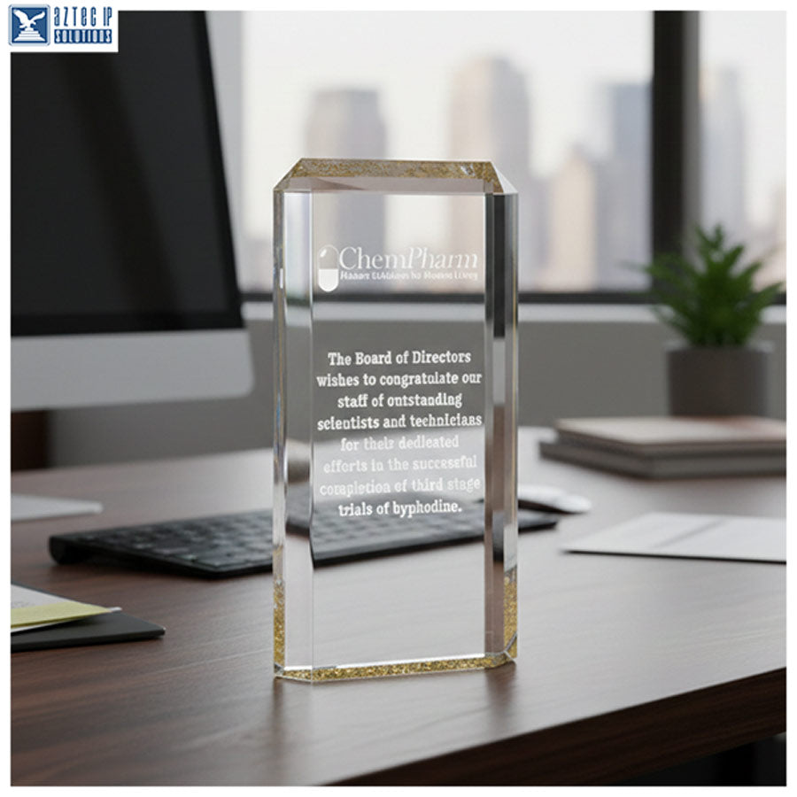 Professional milestone trophy