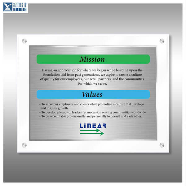 Wht-MS912 Mission & Value Display