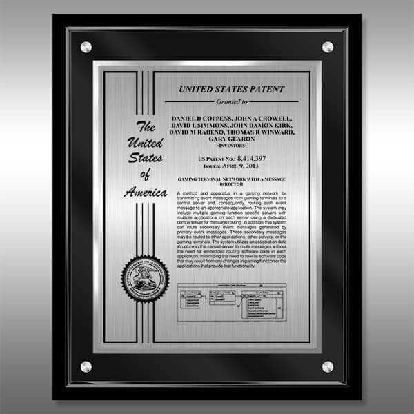 Patent Certificate