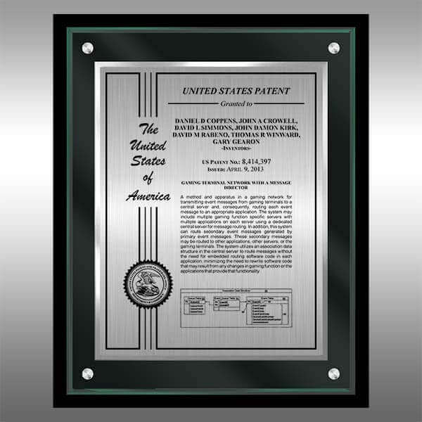 Patent Certificate