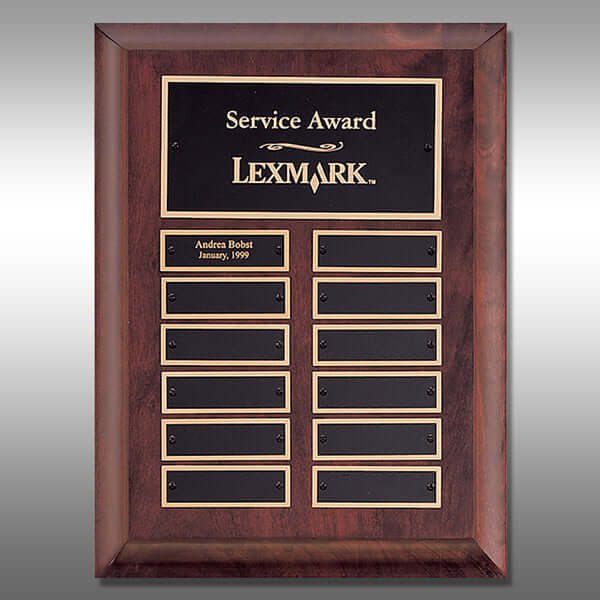 Perpetual Plaques - Genuine Wood